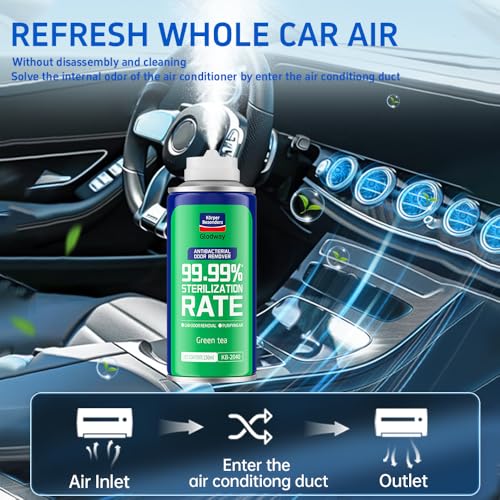Glodway Car Air Freshener Spray (6 Ounce (Pack of 3) / Green)