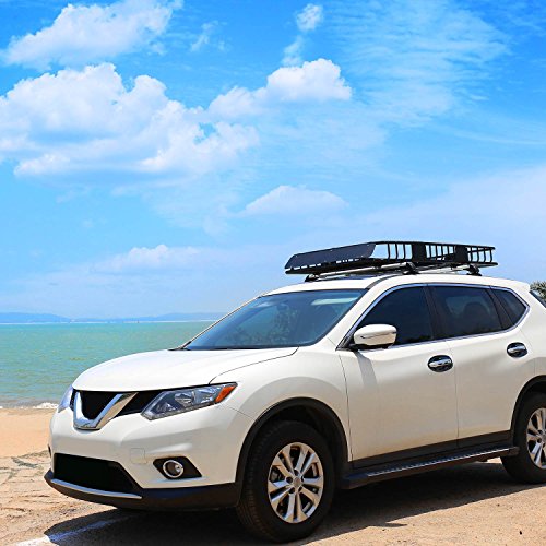 Roof Rack Cargo Basket 64"x39"x4" for SUV Truck Van Car (0-roof rack)