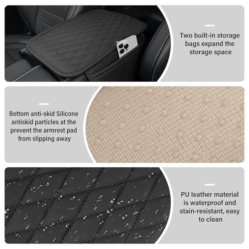 Car Center Console Cover (black)