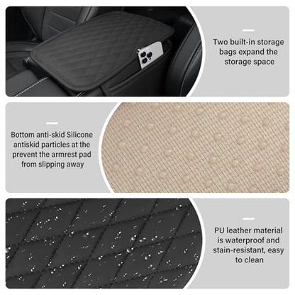 Car Center Console Cover (black)