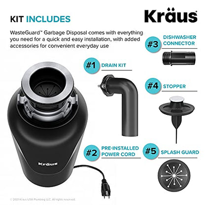 Kore Workstation 32 (Stainless Steel / 32 Inch / Sink and Garbage Disposal 3/4 HP)