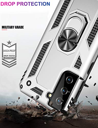 for Galaxy S21 Plus Case (Galaxy S21 Plus (Medium 6.7") / Silver)