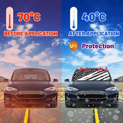 Funny Car Windshield Sun Shade Umbrella (Color-263130)