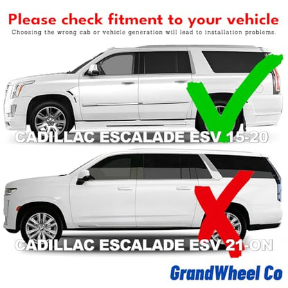 Window Deflectors Smoke Tinted In (For Escalade ESV 15-20)