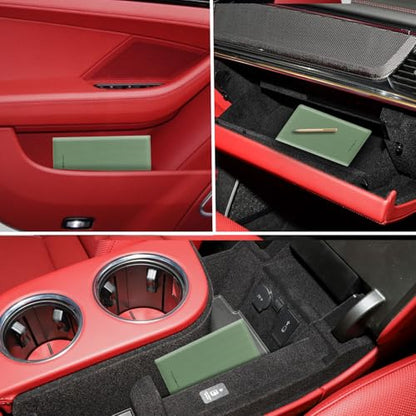 Car Registration & Insurance Card Holder (Carbon Green)