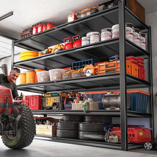 78" H Garage Shelving (5-Tier,55" W x 26" D x 78" H)