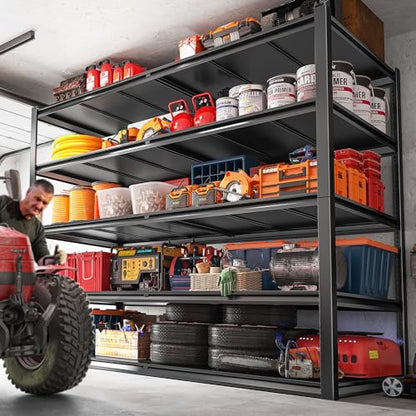 78" H Garage Shelving (5-Tier,55" W x 26" D x 78" H)