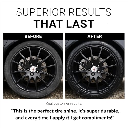 CAR GUYS Tire Shine Spray (18 Oz Kit (W/ Applicator))