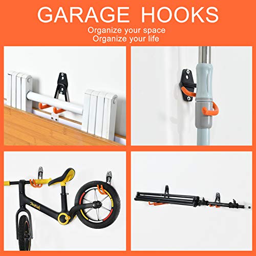 Heavy Duty Steel Garage Storage Hooks (4 X Large U hooks)
