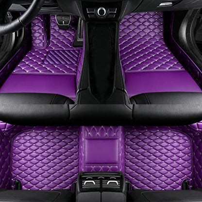 Customization Floor Mats and Cargo Mats are Suitable for 99% of Cars (Purple- / 3D Floor Mats)