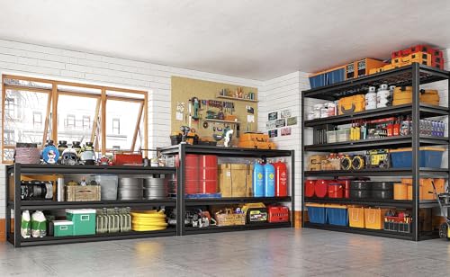 3500LBS Garage Shelving (6-Tier,55" W x 26" D x 84" H)
