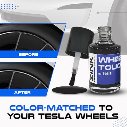 Premium Tesla Wheel Curb Rash Repair Kit for Model 3 20 (Tesla Model 3 / 20" Grey)