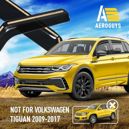 Extra Durable Window Deflectors in (For Volkswagen Tiguan 18-24)