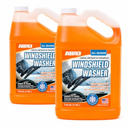 Windshield Washer Fluid 1 Gallon (128 Fl Oz (Pack of 2))
