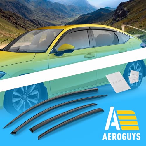 Extra Durable Window Deflectors Tape (For Honda Civic 22-26 Hatchback)