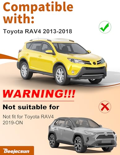 in Channel Window Visors Rain Guards for Toyota RAV4 2013 (Fit for 2013-2018 Toyota RAV4)