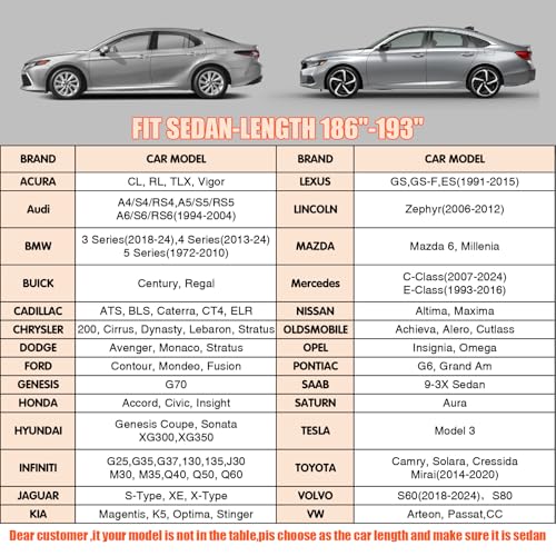 Hail Protector Car Cover (Silver / Sedan-Length (186"-193"))
