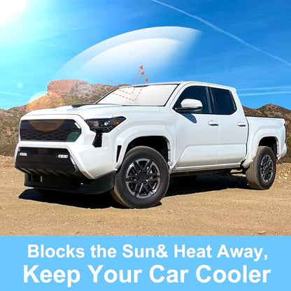 Sun Shade for Toyota Tacoma 2016 (Windshield Sunshade for Toyota Tacoma 2016-2026)