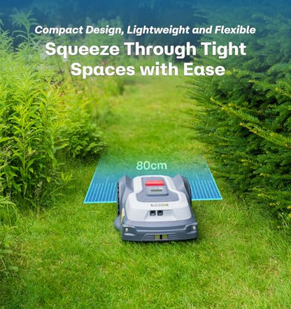 T1200Pro Robot Lawn Mower with 24 Replacement Blades for 0.37 Acre (T1200Pro+24 Blades)