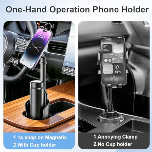 Magnetic Cup Holder Phone Mount for Car