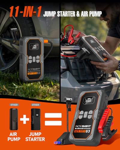 Jump Starter with Air Compressor (G3 Orange)