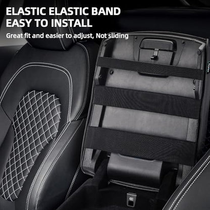 Center Console Cover Fit for 2019 (Black Leather)