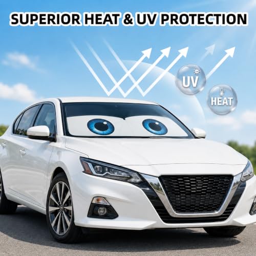 Car Windshield Sun Shade Umbrella (Classic Black)