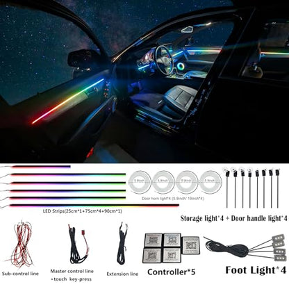 Dreamcolor Acrylic Interior Car LED Strip Light