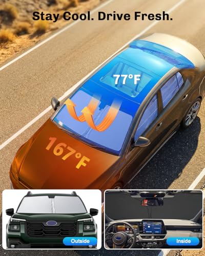 for 2026 Outback Windshield Sunshade 2026 Outback Accessories (2026+ Outback)
