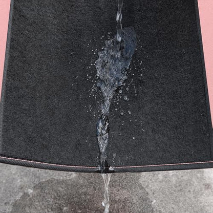 Waterproof Universal Fit Car Floor Mats (Light pink)