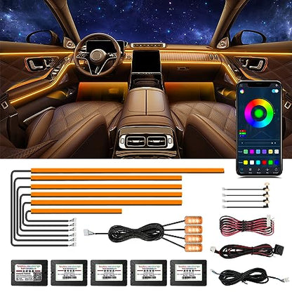 Acrylic Interior Car Lights (RGB 14 lights)