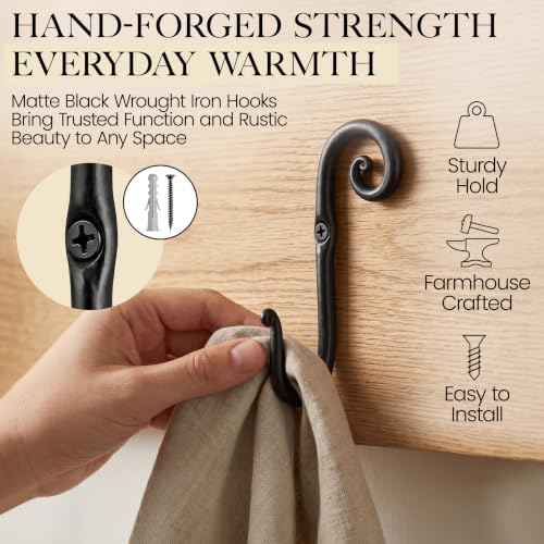 Classic Farmhouse Wall Mount Multi (J-Hook Swirl)