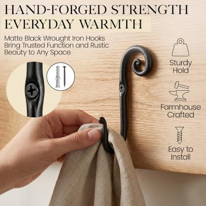 Classic Farmhouse Wall Mount Multi (J-Hook Swirl)