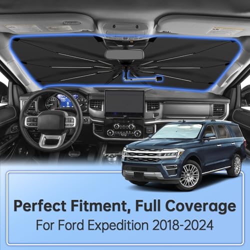 Windshield Sun Shade Umbrella for Ford Expedition 2018 (for Ford Expedition 2018-2024)