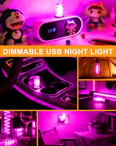 Purple Touch Dimmable USB LED Ambient Light (Purple)