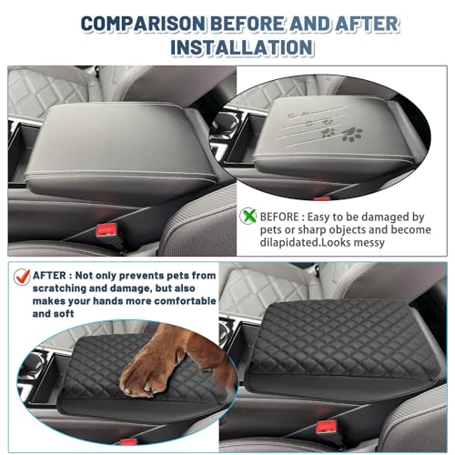 2024 2026 Atlas & Cross Sport Armrest Cover for Volkswagen Atlas (2024+ VW Atlas Thicken)