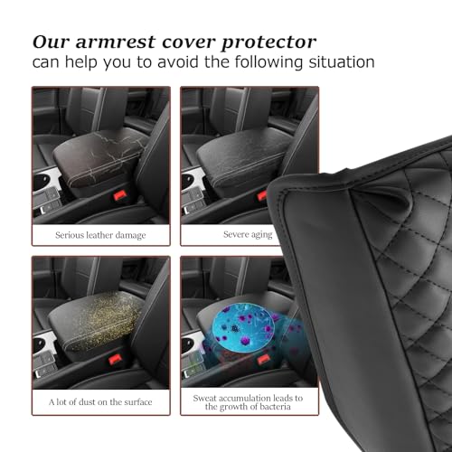 for 2024 2025 2026 Volkswagen Atlas Center Console Cover 2024 2025 2026 VW Atlas Armrest Cover 2024 2025 Atlas SE (2024+ VW Atlas A)