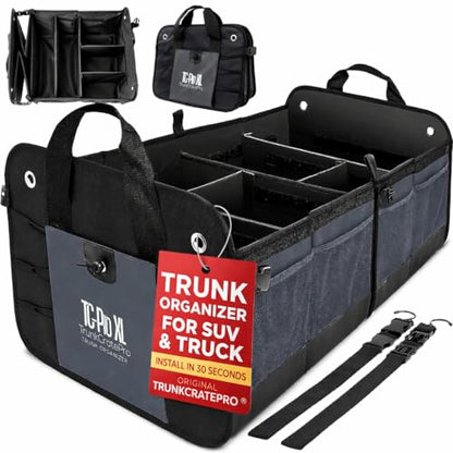 Car Trunk Organizer for SUV (ExtraLarge / Gray)