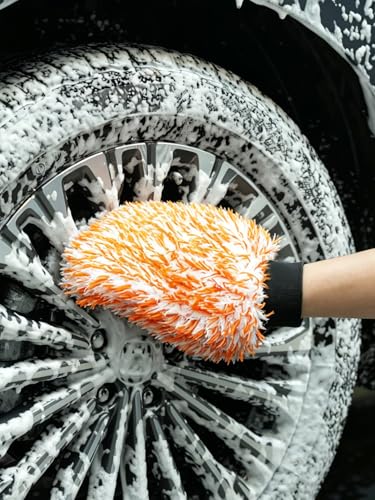 Microfiber Car Wash Mitt (3pcs Microfiber Car Wash Mitt)