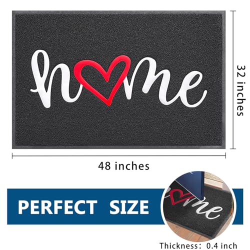 Door Mat Outside Inside Home Doormat (4' x 2'8" / Home)