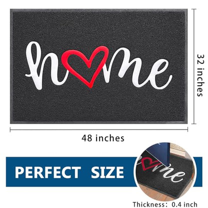 Door Mat Outside Inside Home Doormat (4' x 2'8" / Home)