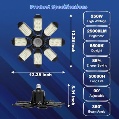 Garage Lights (250W - 4Pack)