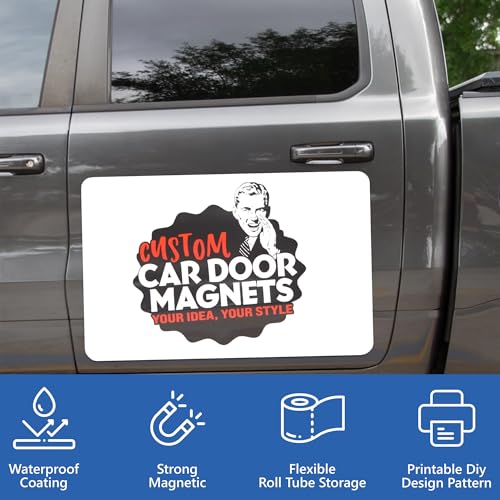 Custom Car Magnet Signs for Advertising and Promotion (24"x36" Rectangle)