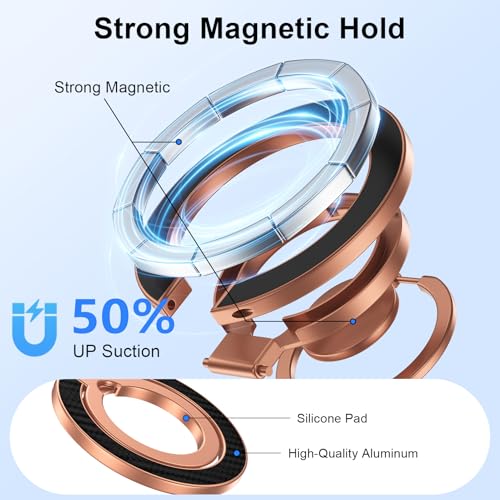 Magnetic Phone Ring Holder (rose-gold)