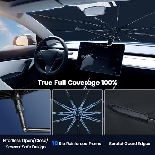 Windshield Sun Shade Umbrella for Chevrolet Trailblazer 2021 (For Chevy Trailblazer 2021+)