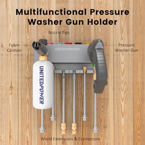Pressure Washer Gun Holder (Silver)