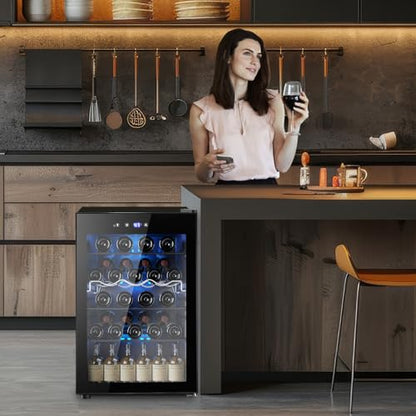 37 Bottle Wine Fridge (Black)