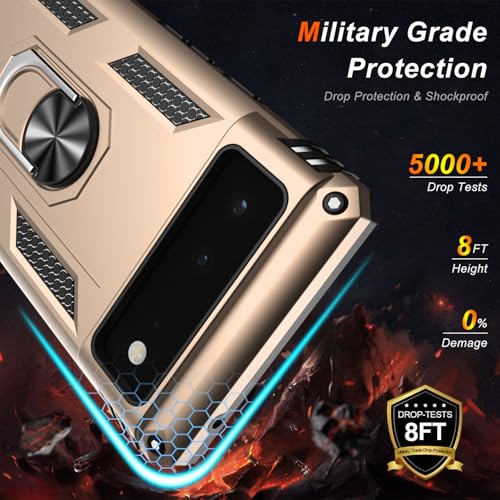 for Google Pixel 6A Case with Screen Protector (Yellow / Google Pixel 6A)