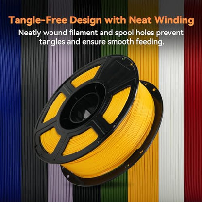 PLA Filament 1.75mm + (Matte Yellow)