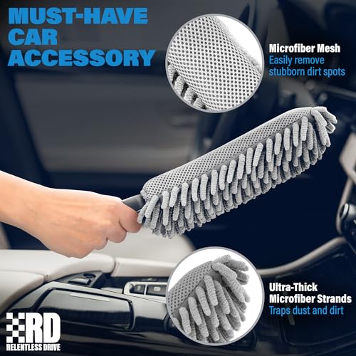 Car Duster Interior Stocking Stuffers for Men and Women (Gray)